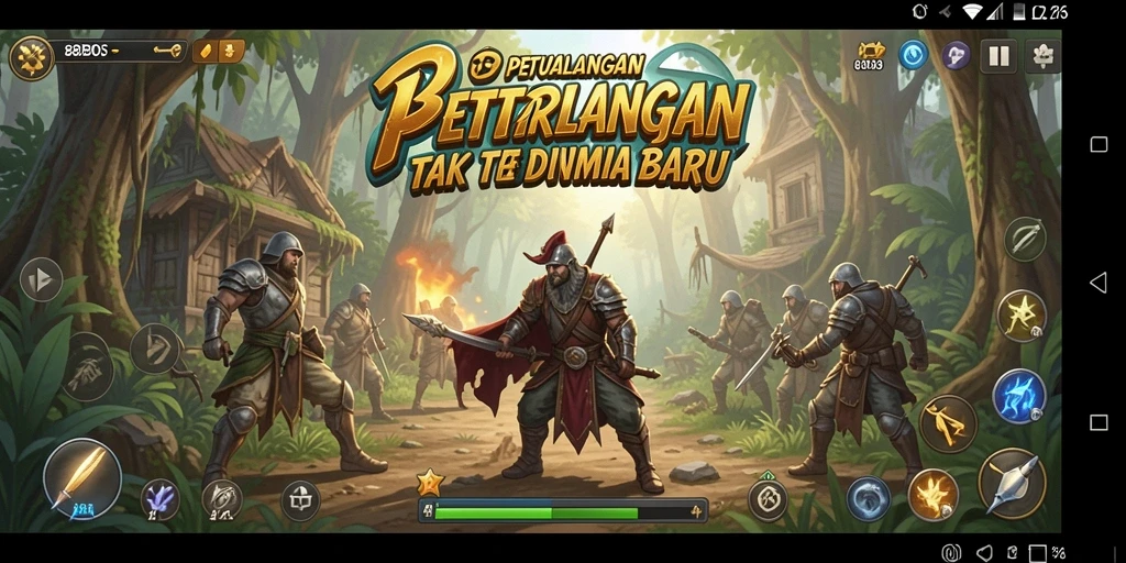 Tampilan gameplay 88BOS yang penuh aksi dan petualangan.