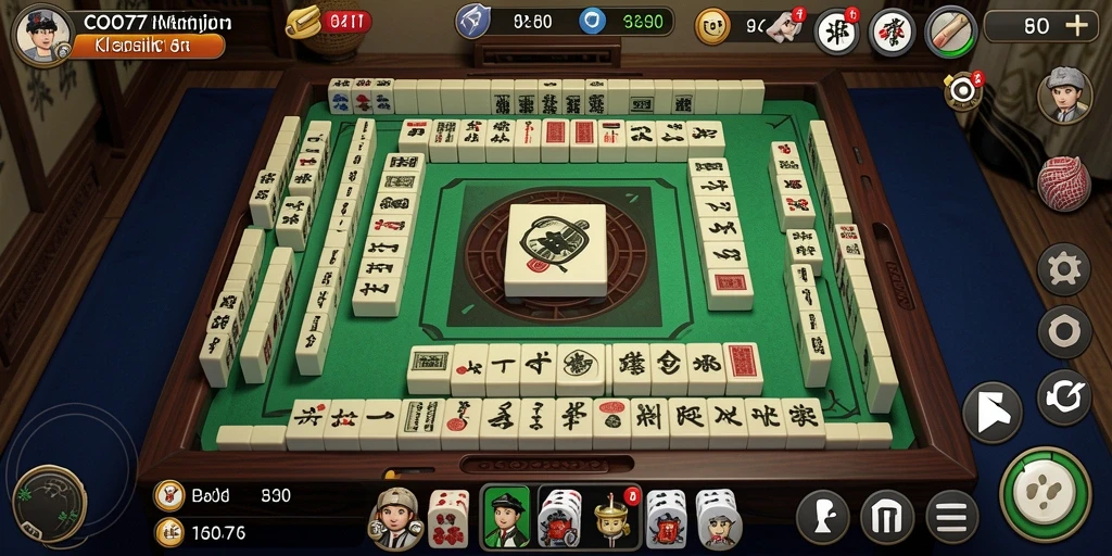 Screenshot gameplay COO77 menampilkan kombinasi ubin yang seru.