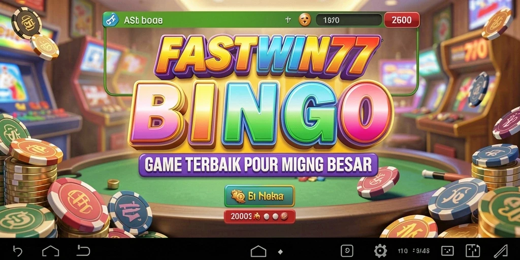 Tampilan gameplay seru di FASTWIN77 dengan suasana permainan Bingo.