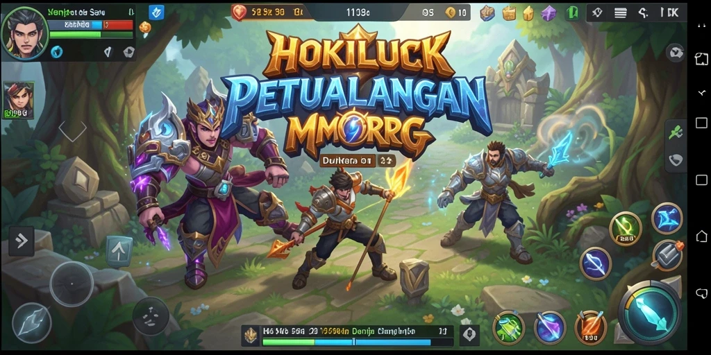 Tampilan gameplay HOKILUCK yang seru dan grafis menawan.