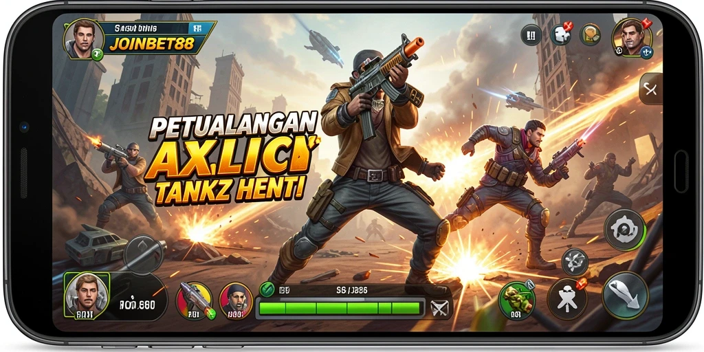 Tampilan seru gameplay Action dari JOINBET88 yang mendebarkan.