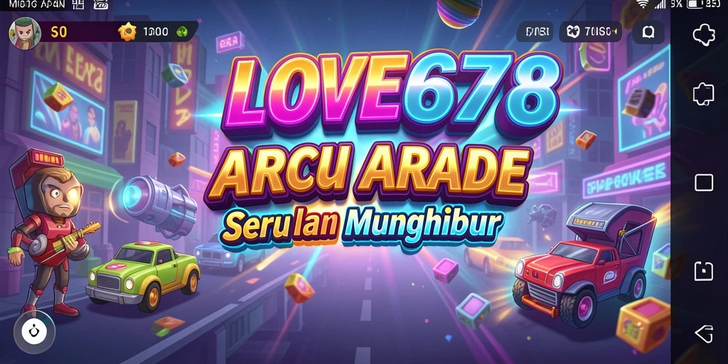 Tampilan seru gameplay LOVE678 dengan aksi arcade yang menegangkan.