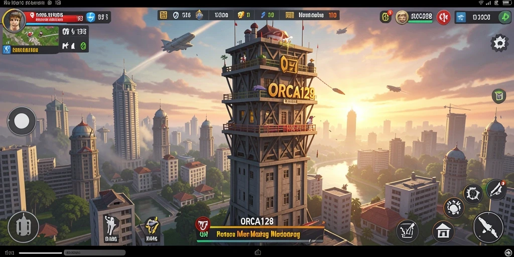 Tangkapan layar gameplay menampilkan aksi menara bertahan yang mendebarkan.