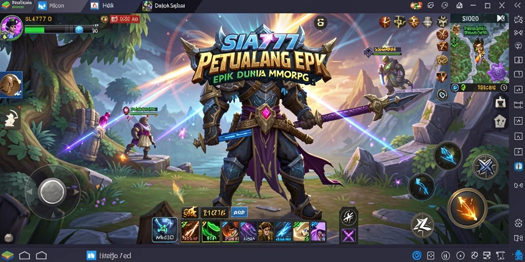 Tampilan gameplay SIA777 yang menakjubkan dalam dunia MMORPG.