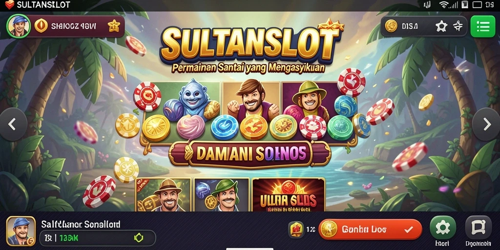 Tampilan gameplay menarik dari SULTANSLOT dengan tema slot seru.
